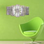 Wallity Pintura decorativa de MDF 5 piezas Multicolor 5PMX-038